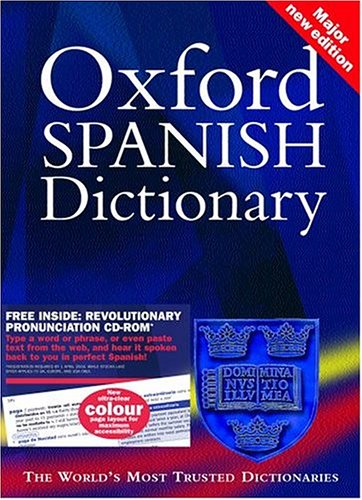 Oxford Spanish Dictionary (Book & CDROM),Used