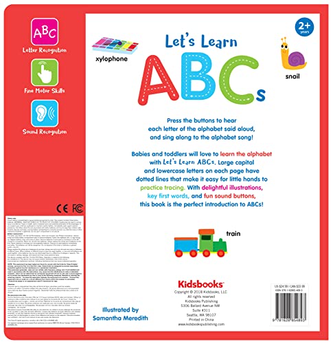Let's Learn ABCsWith 27 Fun Sound Buttons, this Book is the Perfect Introduction to ABCs! (Listen & Learn),Used