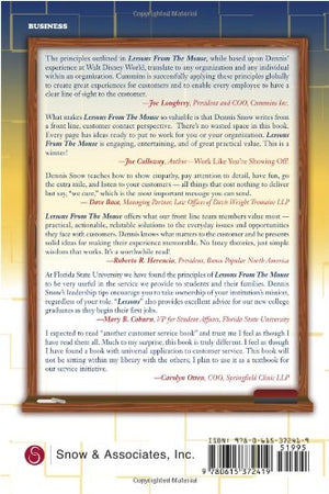 Lessons From The Mouse: A Guide For Applying Disney World'S Secrets Of Success To Your Organization, Your Career, And Your Life,Used
