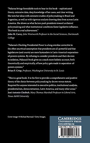 Checking Presidential Power: Executive Decrees and the Legislative Process in New Democracies,Used