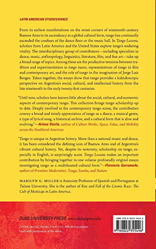 Tango Lessons: Movement, Sound, Image, and Text in Contemporary Practice,Used