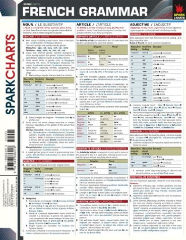 French Grammar (Sparkcharts)