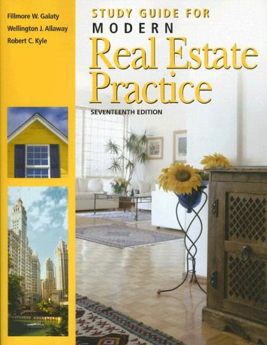 Study Guide for Modern Real Estate Practice,Used