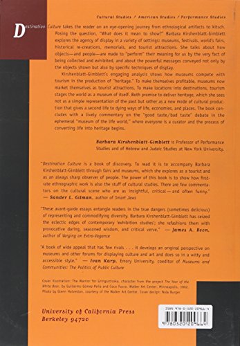 Destination Culture: Tourism, Museums, and Heritage,Used