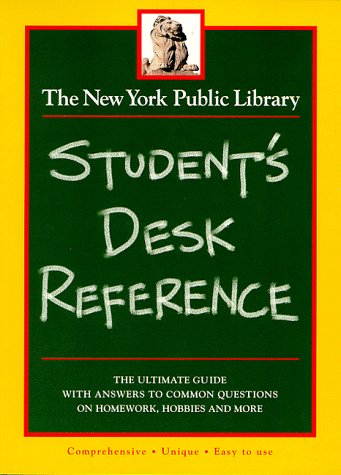 The New York Public Library Student's Desk Reference,Used