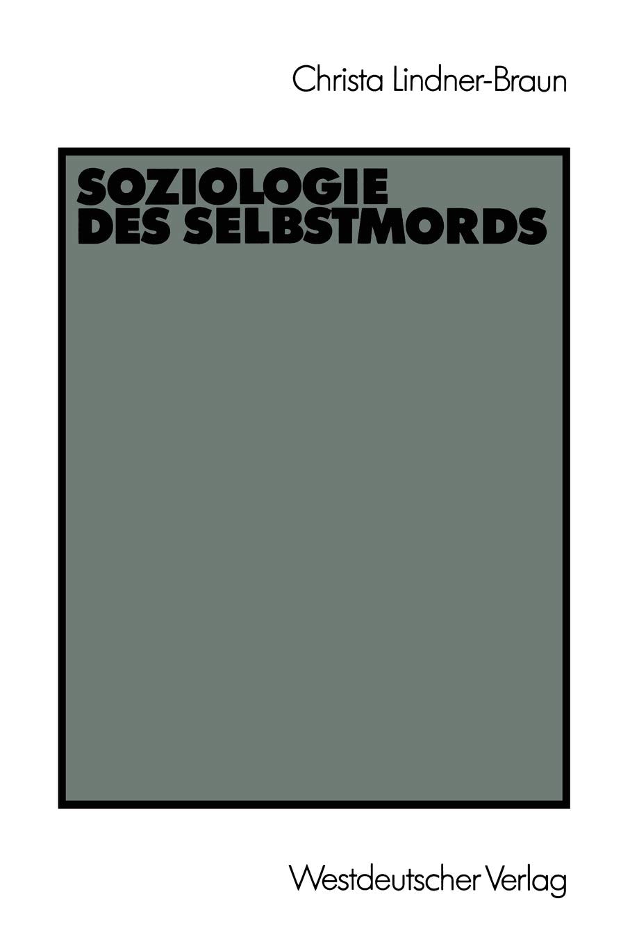 Soziologie Des Selbstmords (German Edition),Used
