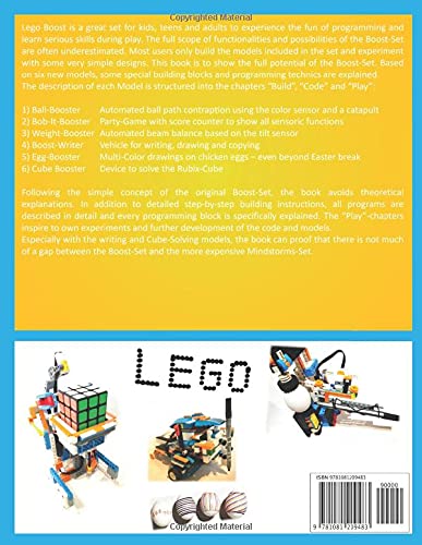 The LEGO BOOST Expert Book: Building and Programming Instructions for 6 additional models based on the BoostSet,Used