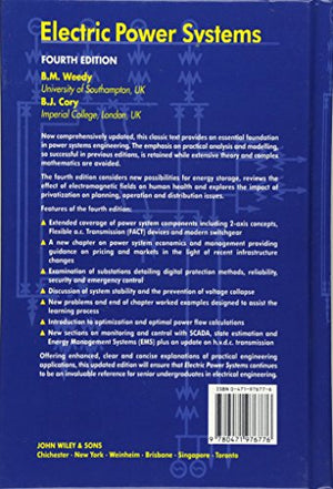 Electric Power Systems, 4Th Edition-new,New