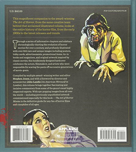 The Art of Horror Movies: An Illustrated History (Applause Books),New