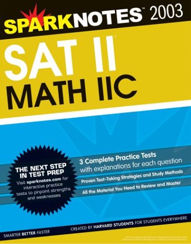 SAT II Math IIc (SparkNotes Test Prep),Used