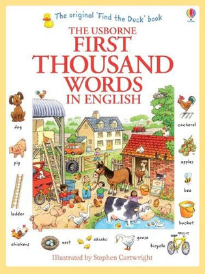 First Thousand Words In English (Usborne Internetlinked First Thousand Words)-used