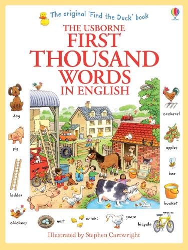 First Thousand Words In English (Usborne Internetlinked First Thousand Words)-used