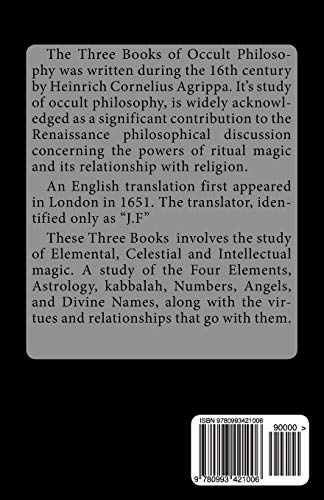 Three Books Of Occult Philosophy-new,New
