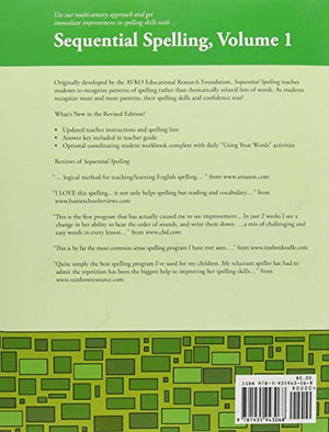 Sequential Spelling 1: Teacher's Guide,Used