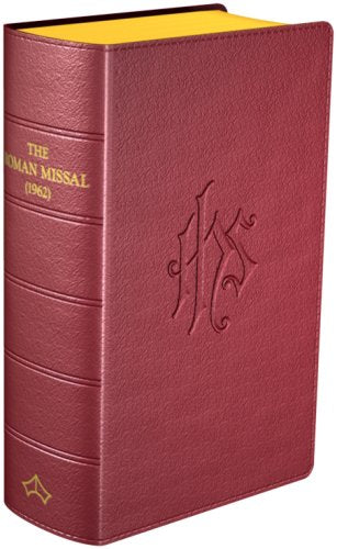 Daily Roman Missal 1962, [English and Latin Edition, Burgundy flexible cover],Used
