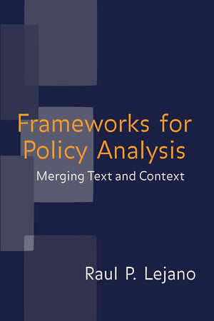 Frameworks for Policy Analysis,Used
