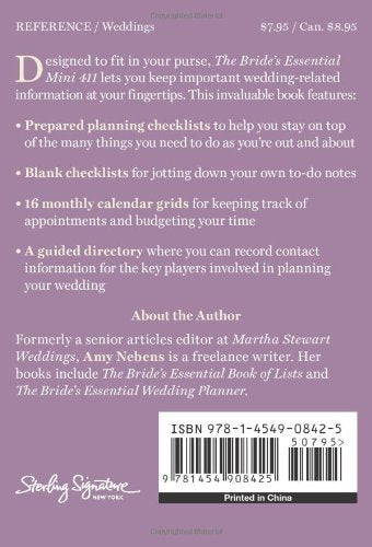 The Bride's Essential Mini 411: Checklists, Calendars, Contacts,Used