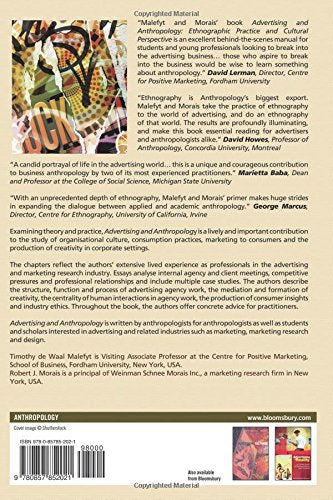 Advertising And Anthropology: Ethnographic Practice And Cultural Perspectives