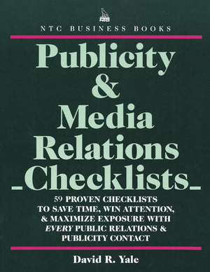 Publicity & Media Relations Checklists,Used