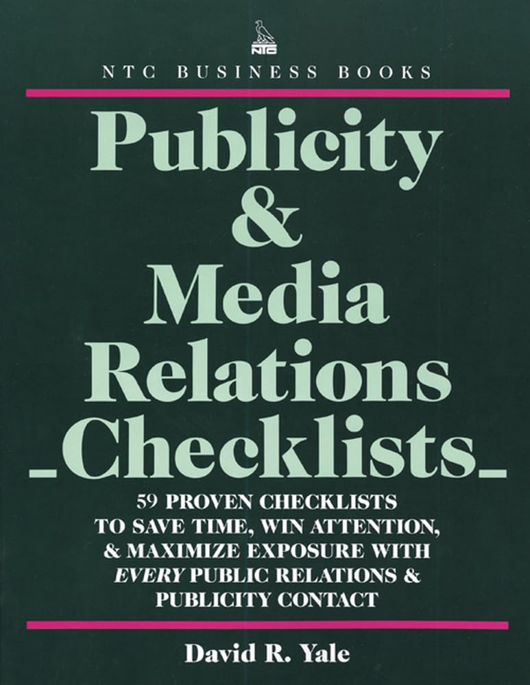Publicity & Media Relations Checklists,Used