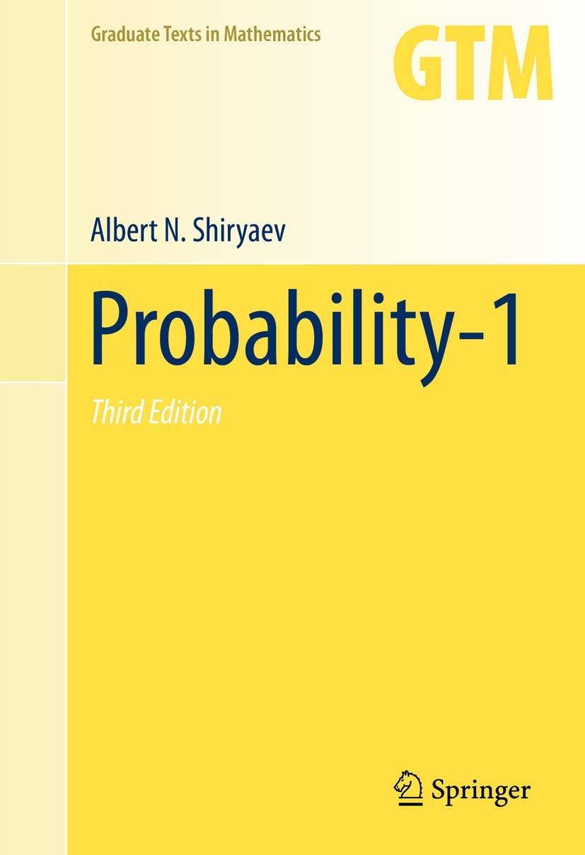 Probability1 (Graduate Texts in Mathematics, 95),New