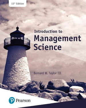 Introduction to Management Science (What s New in Operations Management)