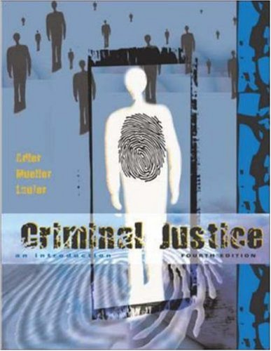 Criminal Justice: An Introduction,Used