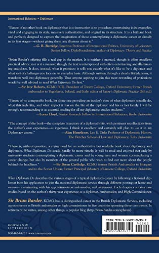 What Diplomats Do: The Life and Work of Diplomats,Used