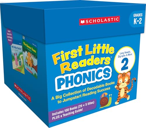 First Little Readers: Phonics Set 2 / Long Vowels, Digraphs & More (MultipleCopy Set): A Big Collection Of Decodable Books For