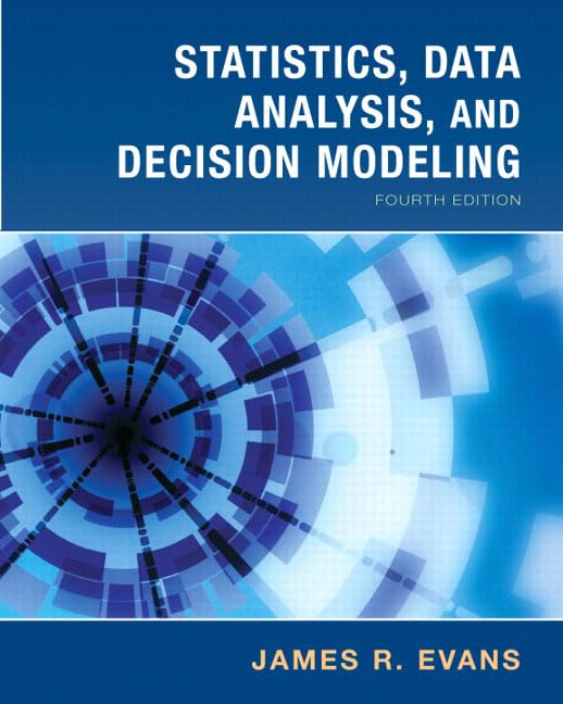 Statistics, Data Analysis & Decision Modeling (4th Edition),Used