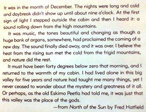North of the Sun: A Memoir of the Alaskan Wilderness,Used