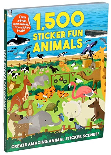 1,500 Sticker Fun Animals