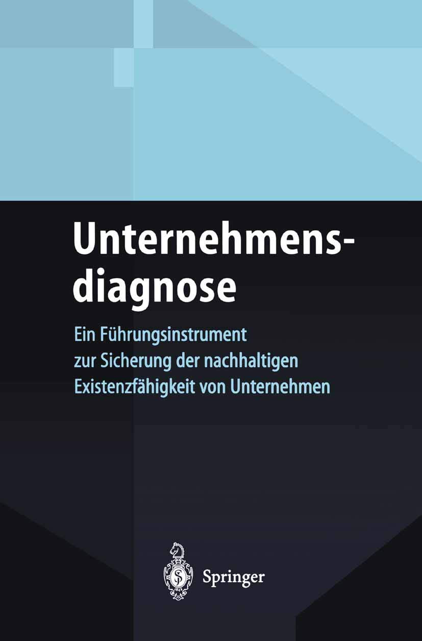 Unternehmensdiagnose: Ein Fhrungsinstrument zur Sicherung der nachhaltigen Existenzfhigkeit von Unternehmen (German Edition),Used