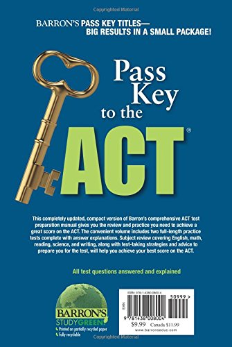 Pass Key to the ACT,Used