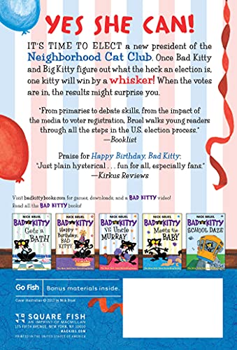Bad Kitty for President (paperback blackandwhite edition),Used