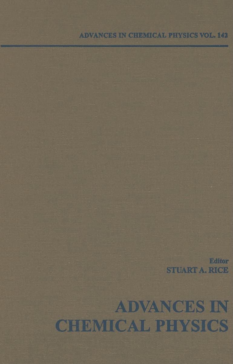 Advances In Chemical Physics, Volume 142