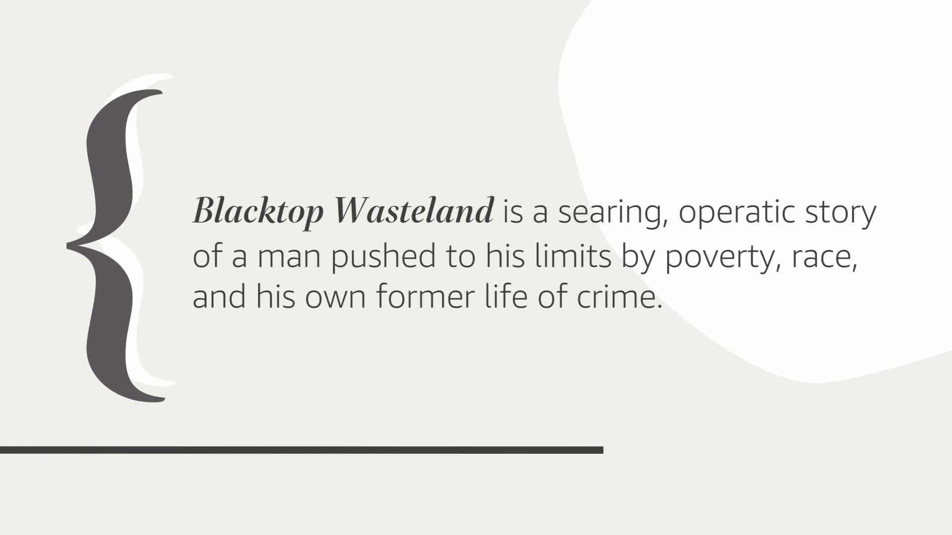Blacktop Wasteland: A Novel