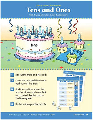 Take It to Your Seat Common Core Math Centers, Grade 1 (Take It to Your Seat Math Centers),Used