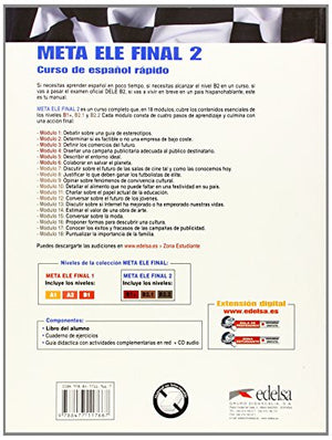 Meta ELE final 2 (B1+B2.1B2.2) libro del alumno,Used