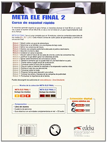 Meta ELE final 2 (B1+B2.1B2.2) libro del alumno,Used