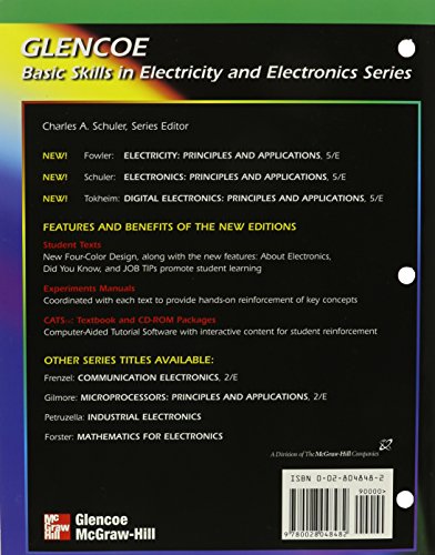 Electricity: Principles And Applications, Experiments Manual,Used