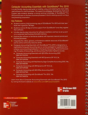 Computer Accounting Essentials With Quickbooks Pro 2010,New