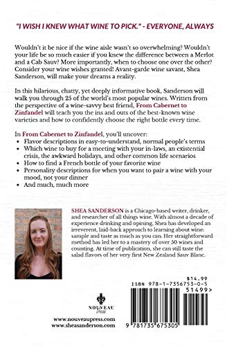 From Cabernet to Zinfandel: Flavors, Pairings, and Personalities of the World's Most Popular Wines (Wine Made Easy),Used