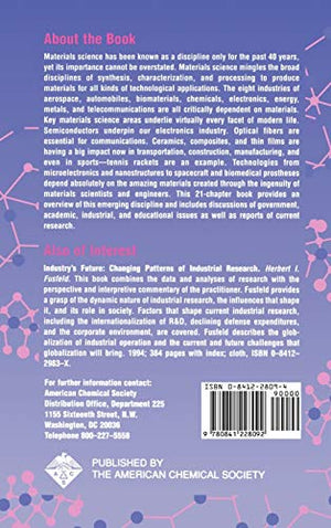 Materials Chemistry: An Emerging Discipline (Advances in Chemistry Series, Volume 245),Used