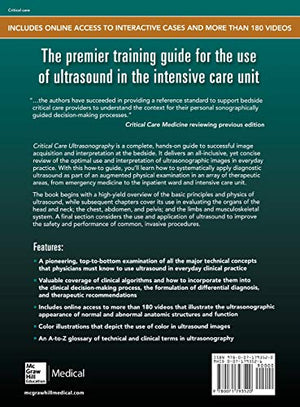 Critical Care Ultrasonography, 2nd edition,Used