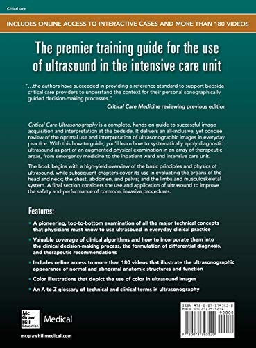 Critical Care Ultrasonography, 2nd edition,Used
