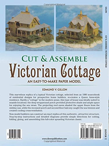 Cut & Assemble Victorian Cottage: An EasytoMake Paper Model,Used