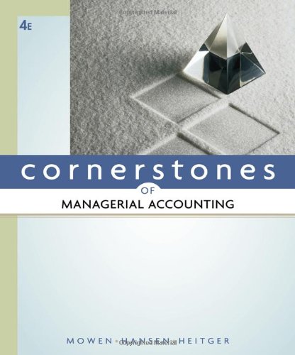 Cornerstones of Managerial Accounting,Used
