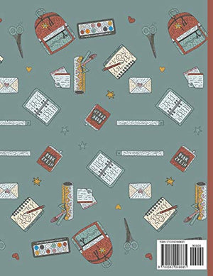 Primary composition notebook: Hand Drawn Back to school pattern Story Paper to write in for students 120 pages (8.5 x 11 Inch).,Used