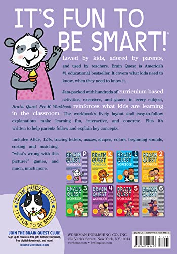 Brain Quest Workbook: Prek